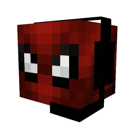 TheGamerHDD Minecraft avatar head, 3D render