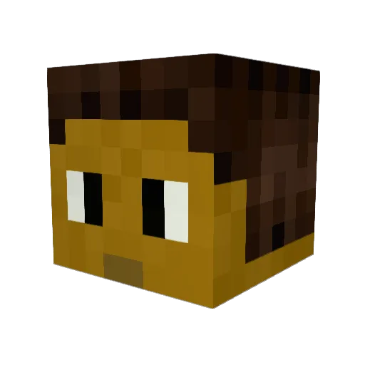 TheGamerLele Minecraft avatar head, 3D render
