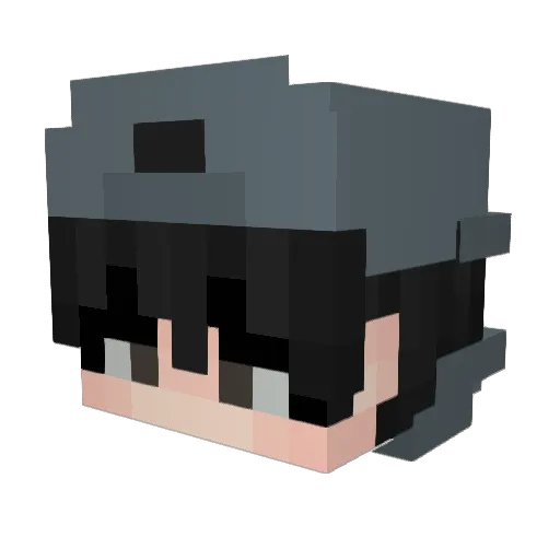 TheGamerRCYT Minecraft avatar head, 3D render