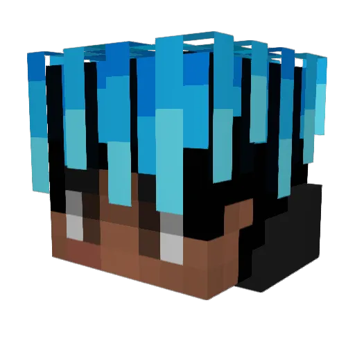 TheGamerTudYT Minecraft avatar head, 3D render