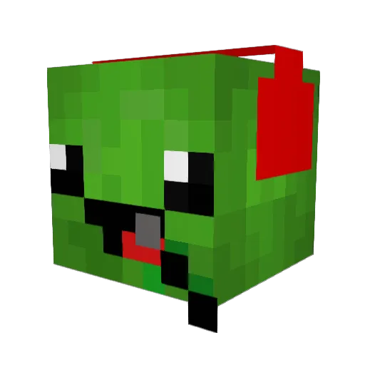 TheGamerTurtle Minecraft avatar head, 3D render