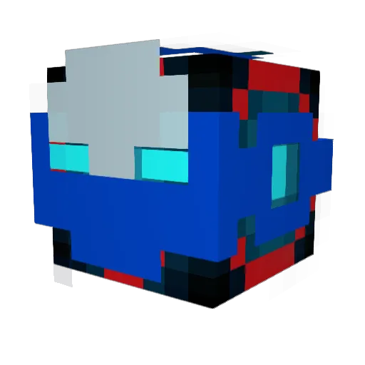 TheGameur133 Minecraft avatar head, 3D render