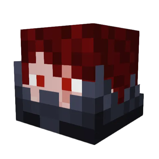 TheGamingHay Minecraft avatar head, 3D render