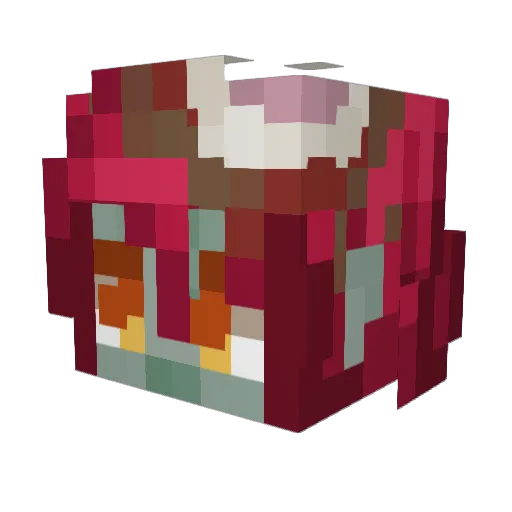 TheGarRam98 Minecraft avatar head, 3D render