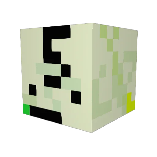TheGarlicKid Minecraft avatar head, 3D render
