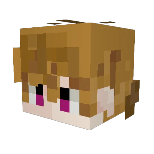 TheGavRaz Minecraft avatar head, 3D render