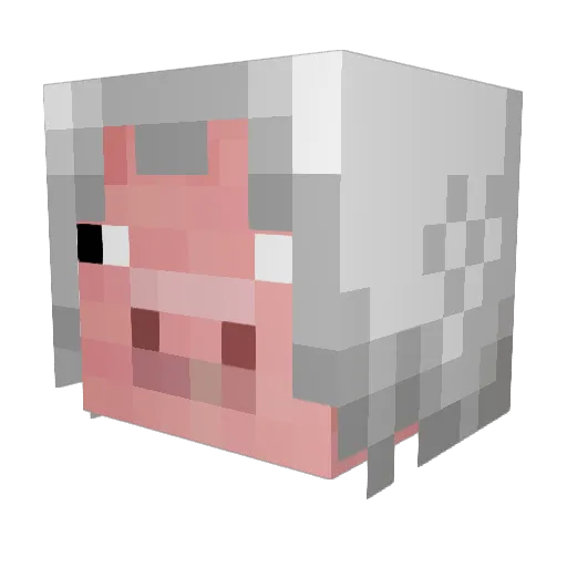 TheGayBumting Minecraft avatar head, 3D render