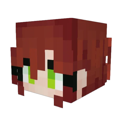 TheGayestHo Minecraft avatar head, 3D render