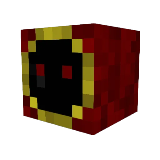 TheGeekNextDoor Minecraft avatar head, 3D render