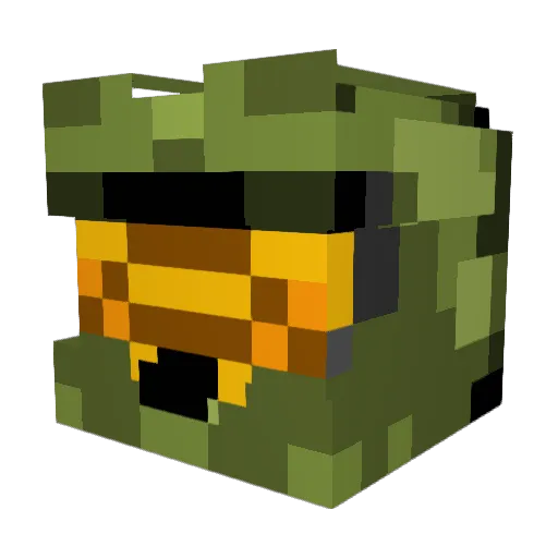 TheGenera1 Minecraft avatar head, 3D render