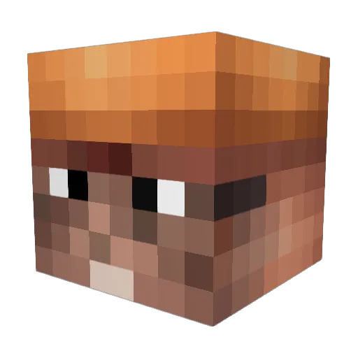 TheGenessis Minecraft avatar head, 3D render