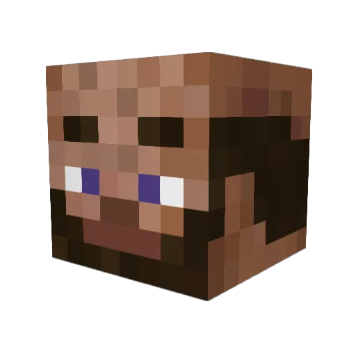 TheGentleman977 Minecraft avatar head, 3D render