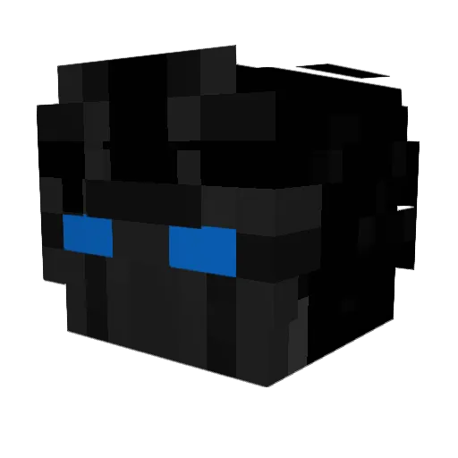 TheGhalla Minecraft avatar head, 3D render