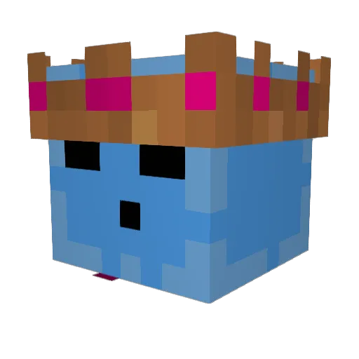 TheGhostCarp Minecraft avatar head, 3D render