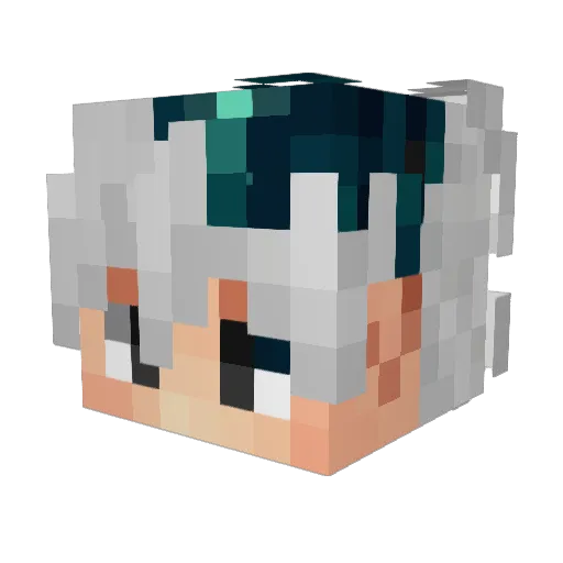 TheGhostESP Minecraft avatar head, 3D render