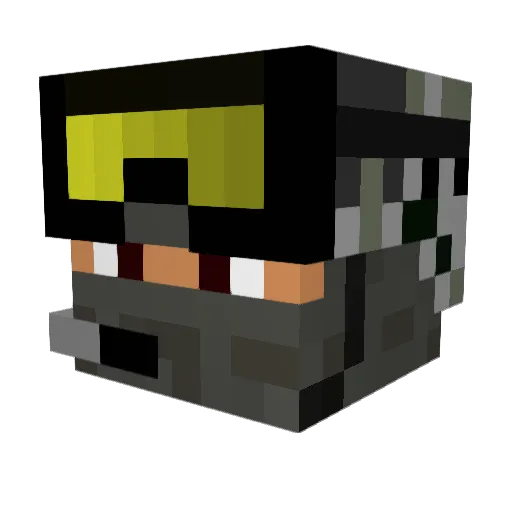 TheGianMarco Minecraft avatar head, 3D render