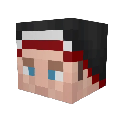 TheGiantLee Minecraft avatar head, 3D render