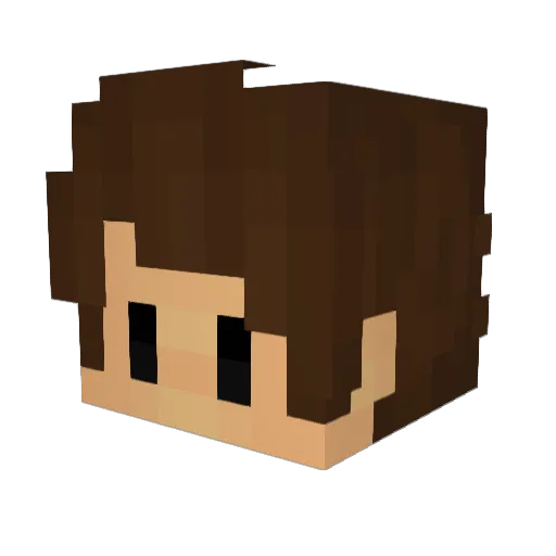 TheGirthQuake20 Minecraft avatar head, 3D render