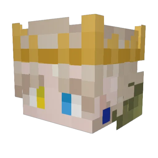 TheGlassDrag0n Minecraft avatar head, 3D render