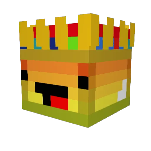TheGoat09 Minecraft avatar head, 3D render
