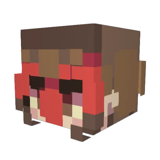 TheGoat1227 Minecraft avatar head, 3D render