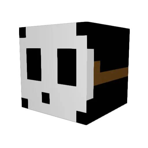 TheGoatedKiwi Minecraft avatar head, 3D render