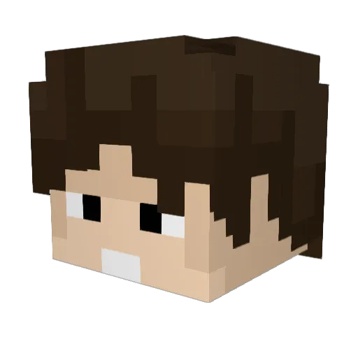 TheGoblinKing00 Minecraft avatar head, 3D render