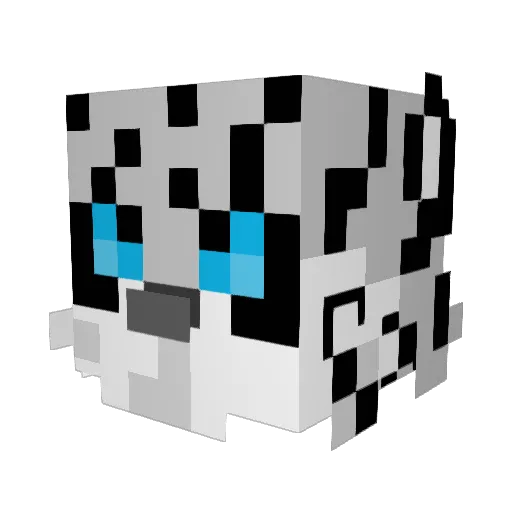 TheGod07 Minecraft avatar head, 3D render