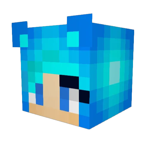 TheGodFather420 Minecraft avatar head, 3D render