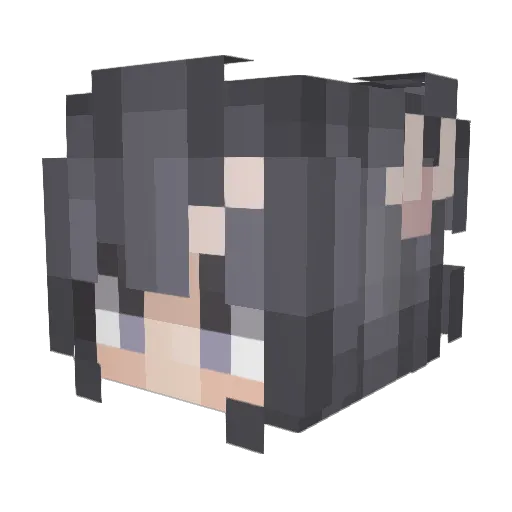 TheGodKingQueen Minecraft avatar head, 3D render