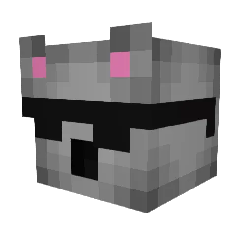 TheGodOfMilk Minecraft avatar head, 3D render