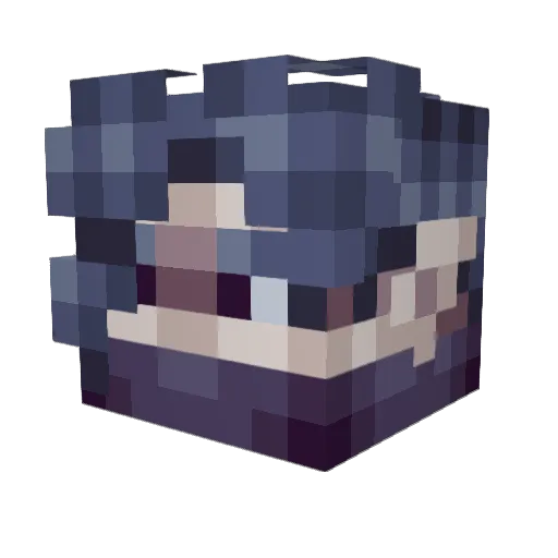 TheGoddessNarna Minecraft avatar head, 3D render
