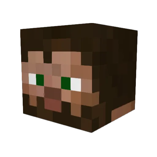 TheGodless19 Minecraft avatar head, 3D render