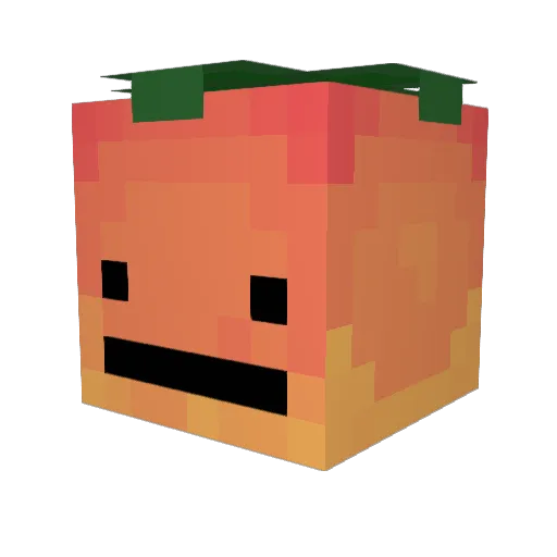 TheGodlyMango Minecraft avatar head, 3D render