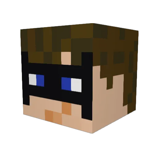 TheGodzilla1025 Minecraft avatar head, 3D render