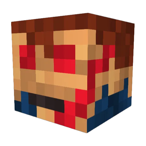 TheGoldMiner397 Minecraft avatar head, 3D render