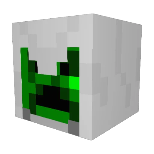 TheGoldSoul Minecraft avatar head, 3D render