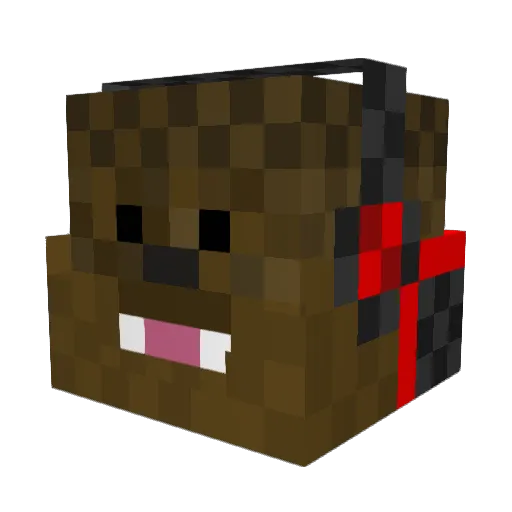 TheGoldenBacca56 Minecraft avatar head, 3D render