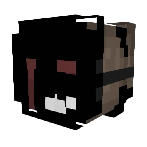 TheGooat0 Minecraft avatar head, 3D render