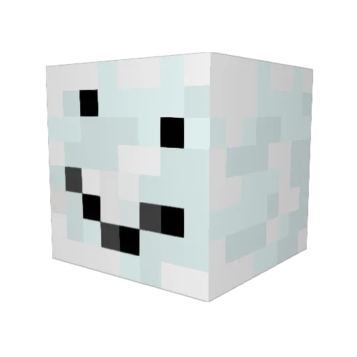TheGoodStuff_ Minecraft avatar head, 3D render