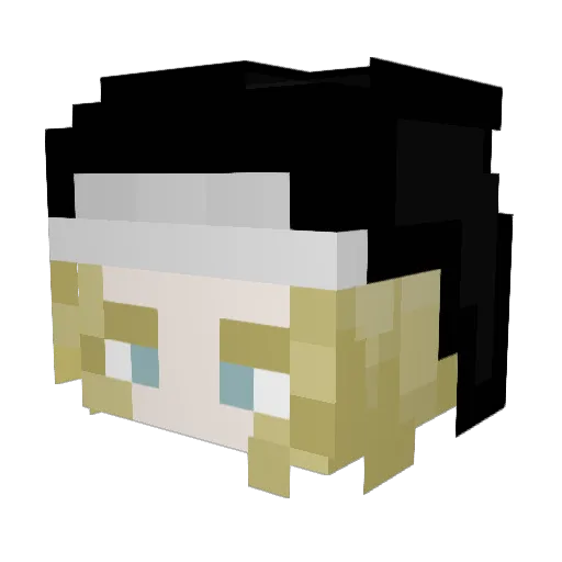 TheGooflesOMG Minecraft avatar head, 3D render
