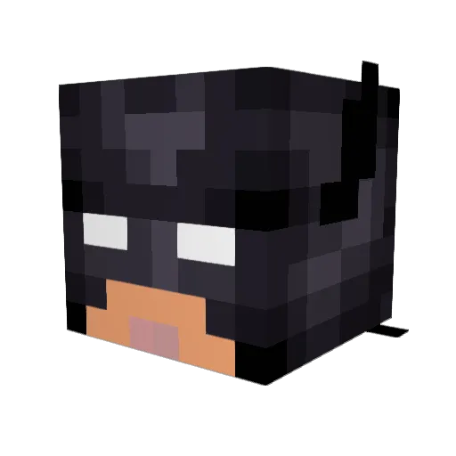 TheGr8Kolbino Minecraft avatar head, 3D render