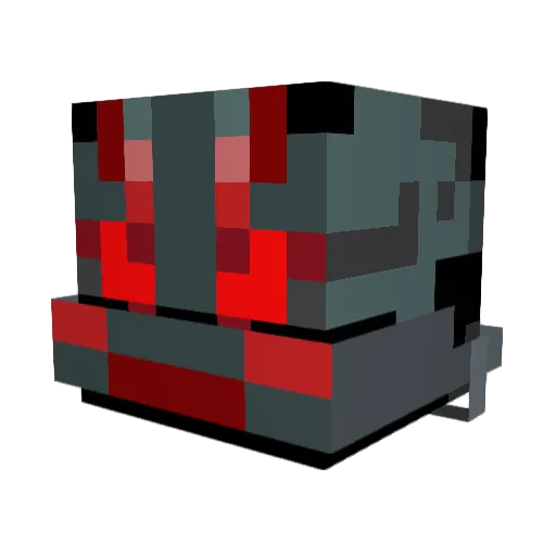 TheGreatHollow Minecraft avatar head, 3D render