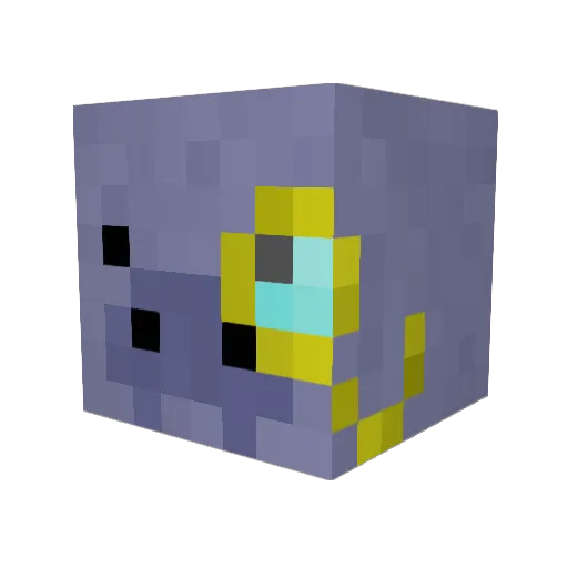 TheGreatManatee Minecraft avatar head, 3D render