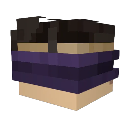 TheGreatOnion Minecraft avatar head, 3D render