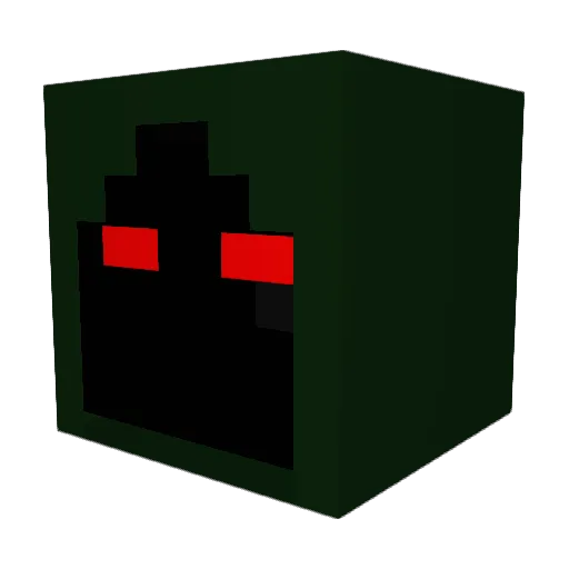 TheGreenKight112 Minecraft avatar head, 3D render