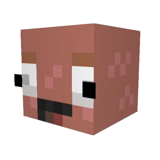 TheGreyGoose Minecraft avatar head, 3D render