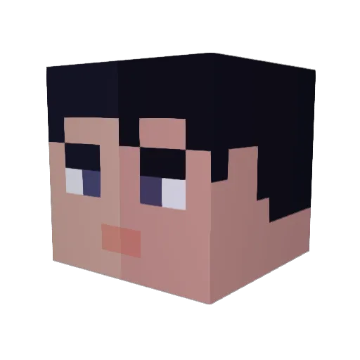 TheGriefer21 Minecraft avatar head, 3D render