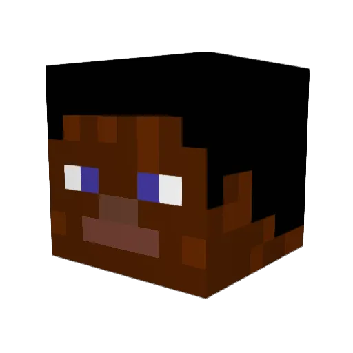 TheGriffmaster Minecraft avatar head, 3D render