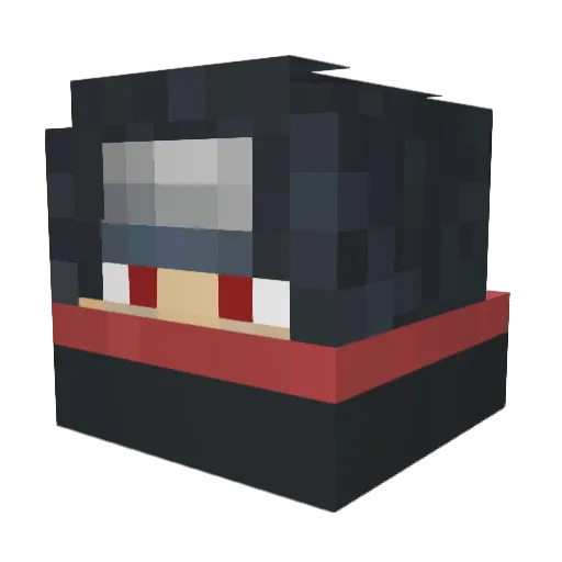 TheGroundUp Minecraft avatar head, 3D render